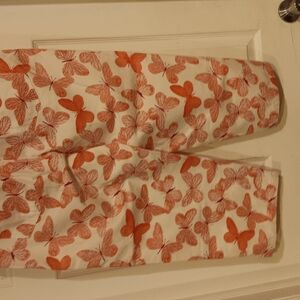 LIZ CLAIBORNE Butterfly Print Pants